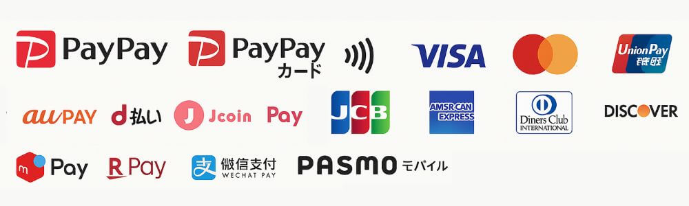 Accepted payment methods